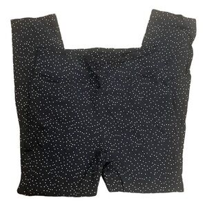 Polka dot-black & white pants-PERFECT CONDITION-size LARGE 🖤✔️✨GREAT BUY!!!